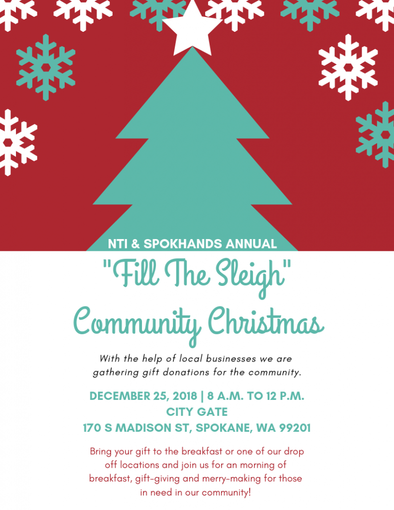 Support Spokhands The Month of December North Town Insurance