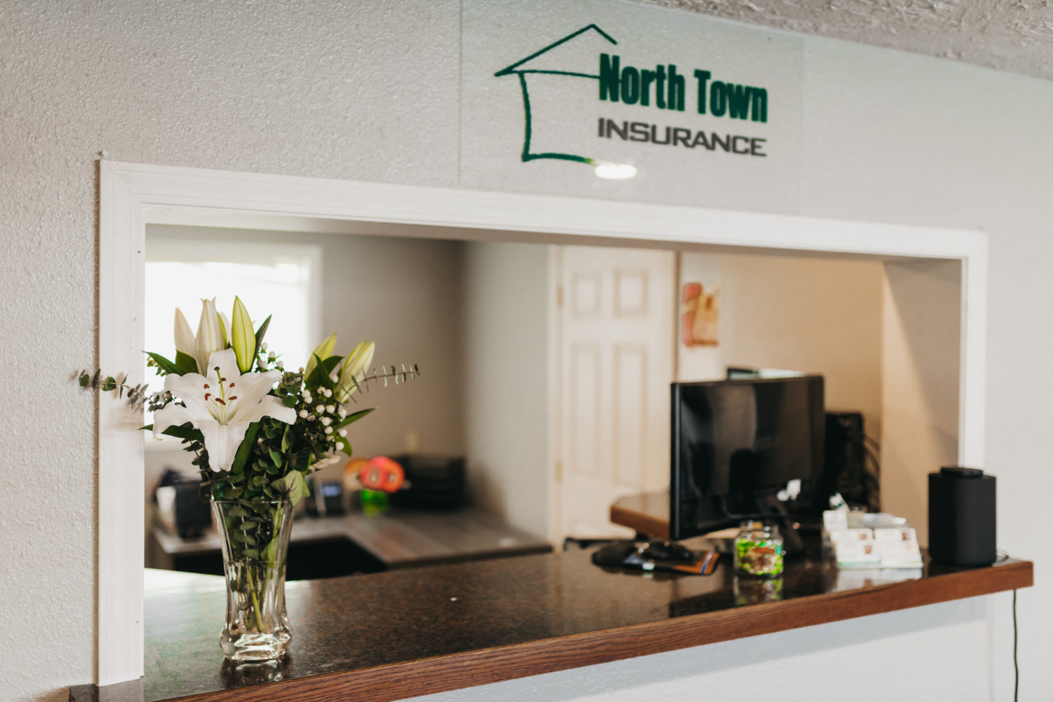 The North Town Insurance office on North Division Street in Spokane