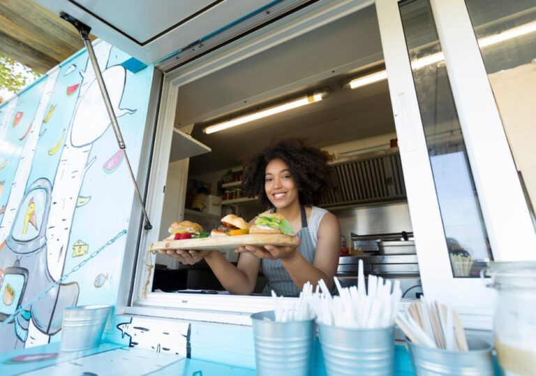 Food Truck at Summer Festival